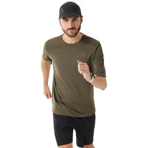 Arc'teryx Men's Cormac Crew SS Performance T-Shirt Tatsu Heather Green Large